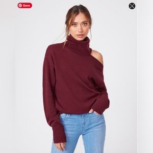 NWT IN BAG PAIGE Raundi Turtleneck Sweater - Fig - XS